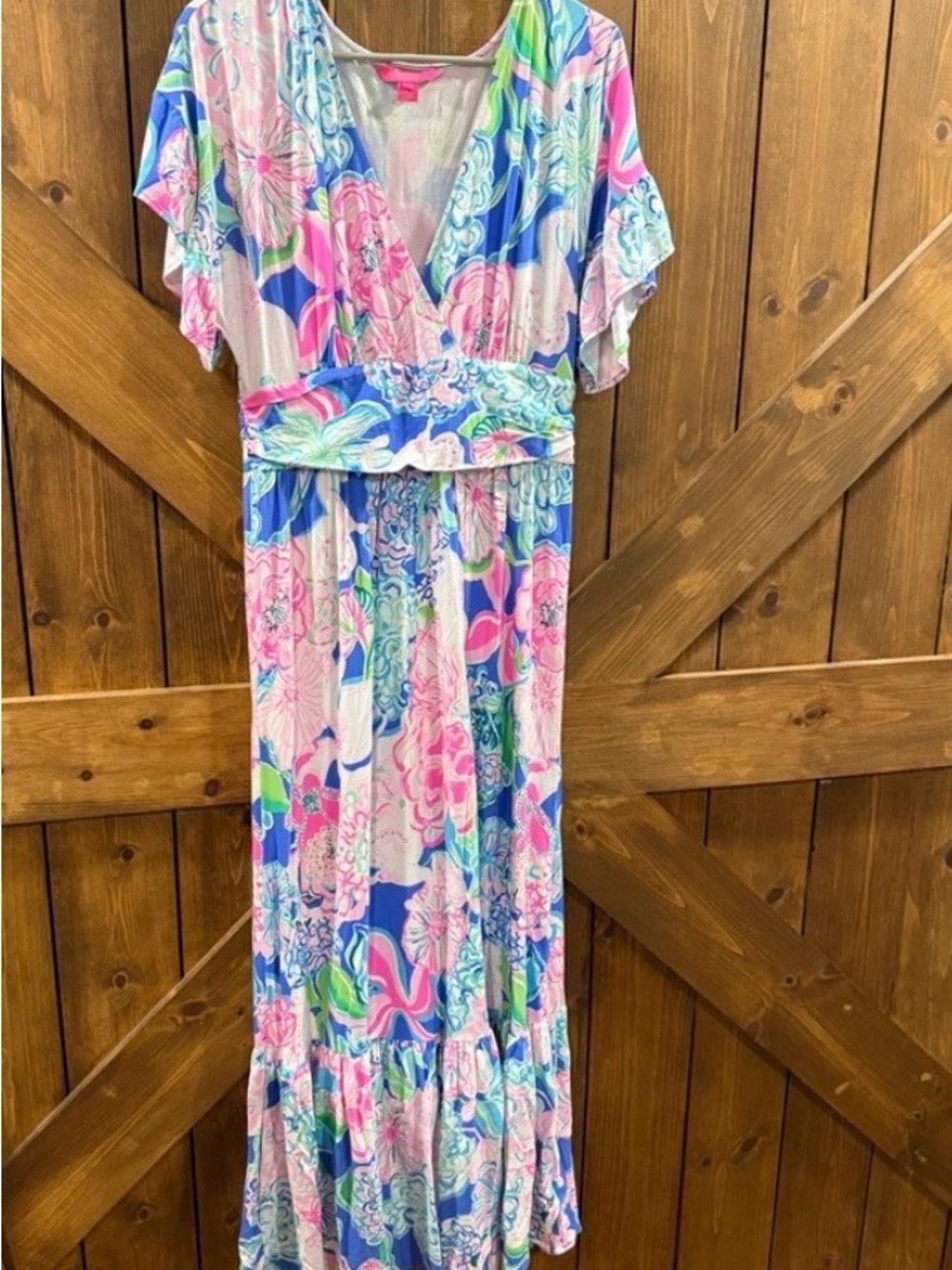 Lilly Pulitzer Pink and White Dress
